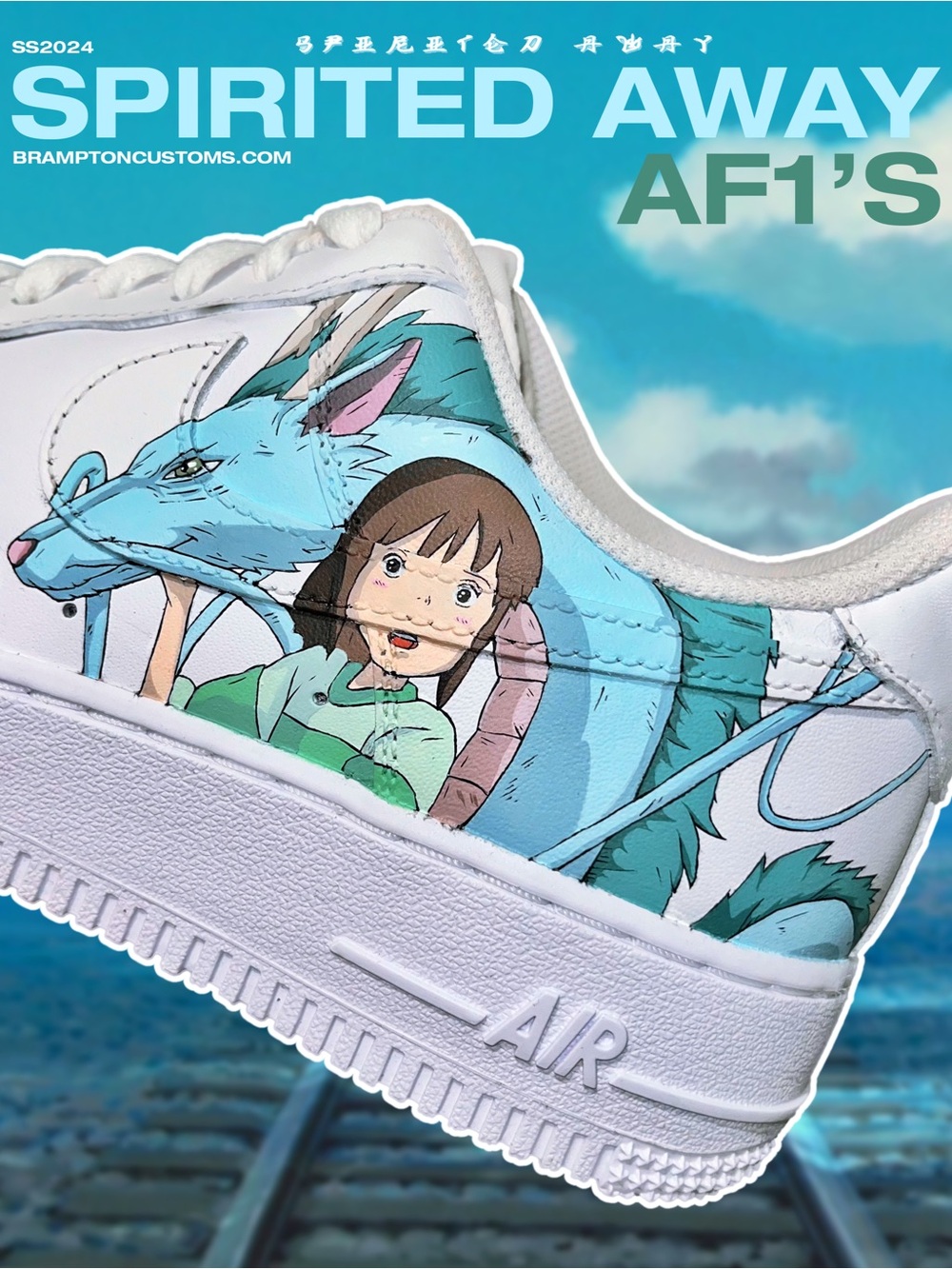 Spirited Away Custom AF1’s ✨🐉